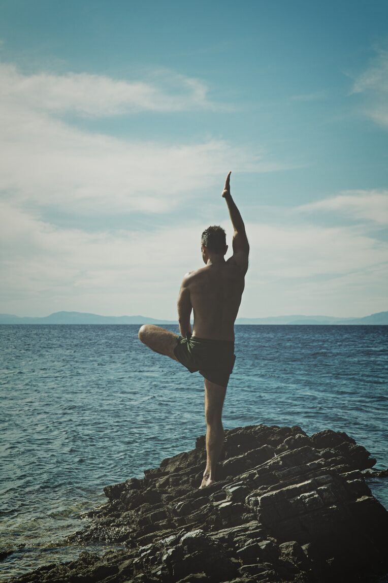 Yoga by the sea